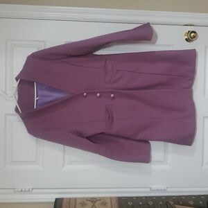 Elegant Purple Women's Coat